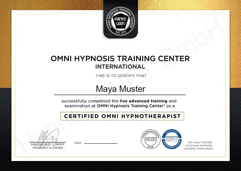 Hypnosetherapie Ausbildung, Hypnose Ausbildung, Hypnosetherapie